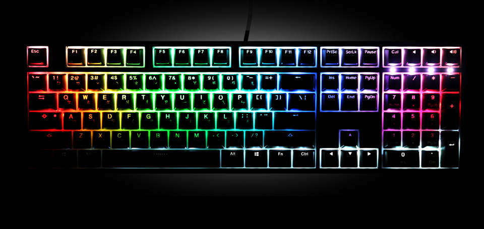 A Variety of Colorful RGB Backlighting