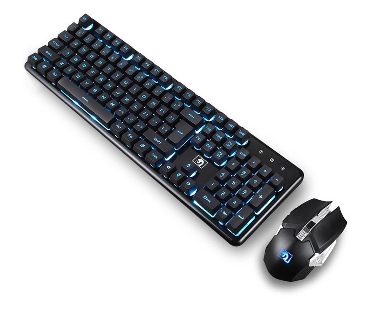 WUHAN WEI&WEN INTERNATIONAL TRANING E-sport Wireless Charging Glowing Manipulator Gaming Keyboard and Mouse Set