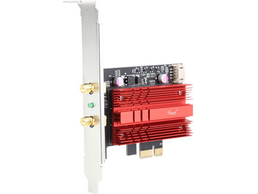   Front left side angle view of this add-on card 