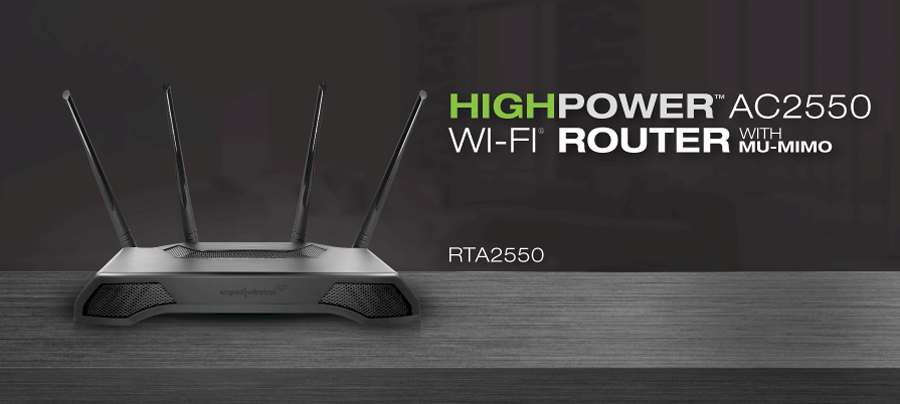 Amped Wireless High Power AC2550 Wi-Fi Router with MU-MIMO - Newegg.com