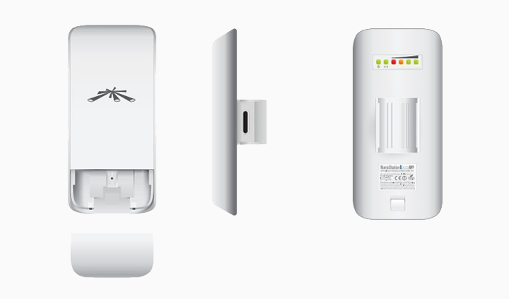 Ubiquiti NanoStation Loco M2 (HSK-PTP-NS-LOCOM2) Preconfigured Wireless  Bridge Kit for Sharing Internet With Remote Buildings 2024