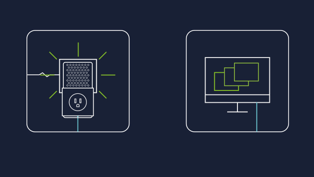 Icon - Plug and play.