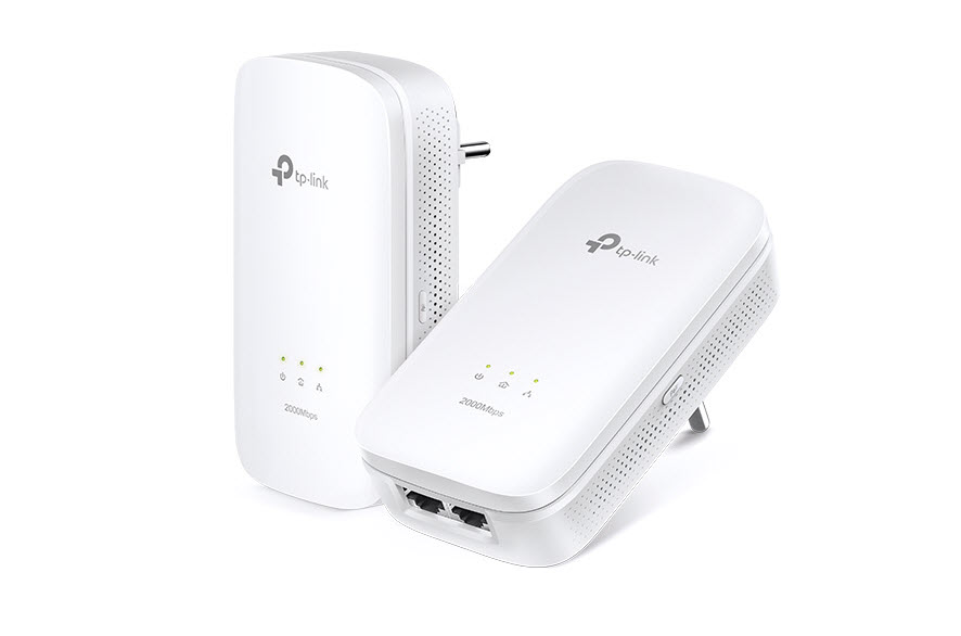 Open Box TPLINK TLPA9020 KIT AV2000 2port Gigabit Powerline Starter Kit