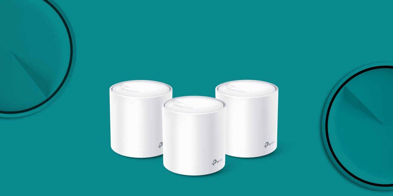TP-Link Wi-Fi 6 Deco X60 (3 Pack) AX3000 Dual Band Whole Home Mesh
