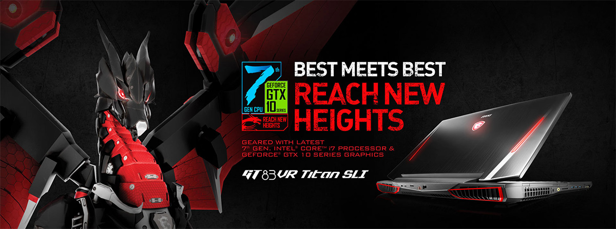 MSI GT Series Laptops