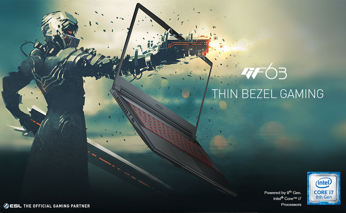 Msi GF63 8RC-252CA Gaming Notebook