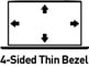 4-sided thin bezel icon
