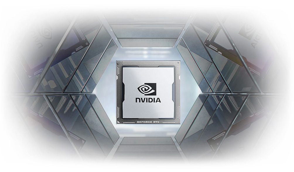 NVIDIA Chipset Surrounded by Mirror-reflect Material