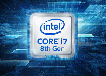 HEXA-ORDINARY PERFORMANCE 8TH GEN INTEL CORE i7 PROCESSORS