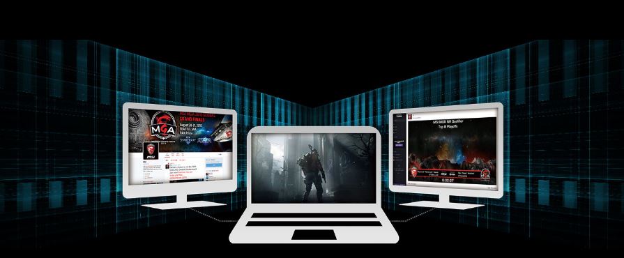 MULTI-TASK WITH UP TO THREE MONITORS