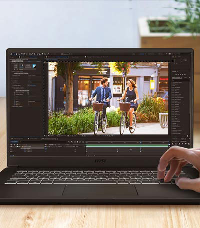 Video Edit Software on Screen.