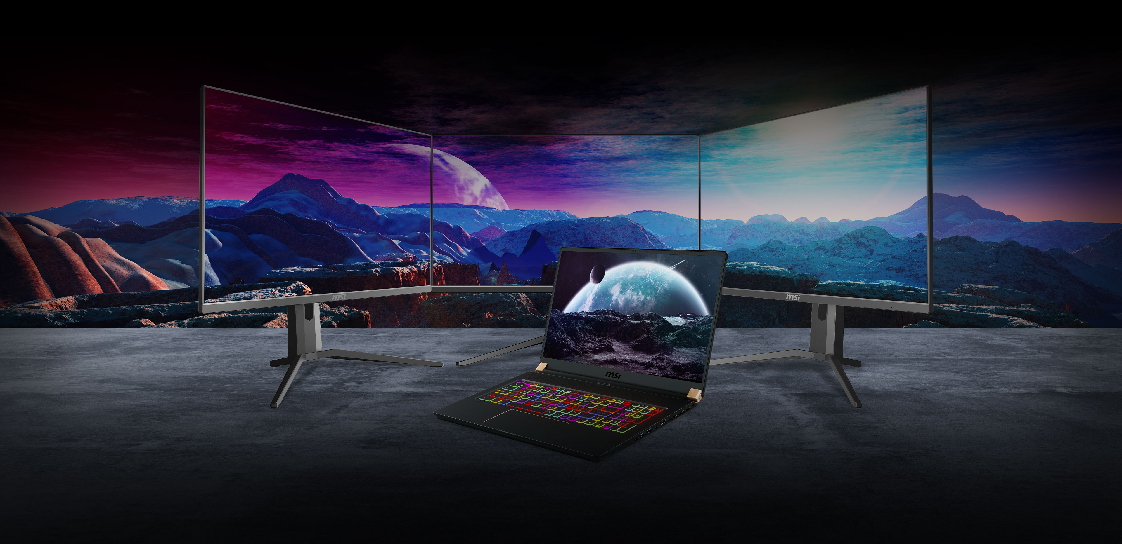 GS75 Support up to 3 external displays.