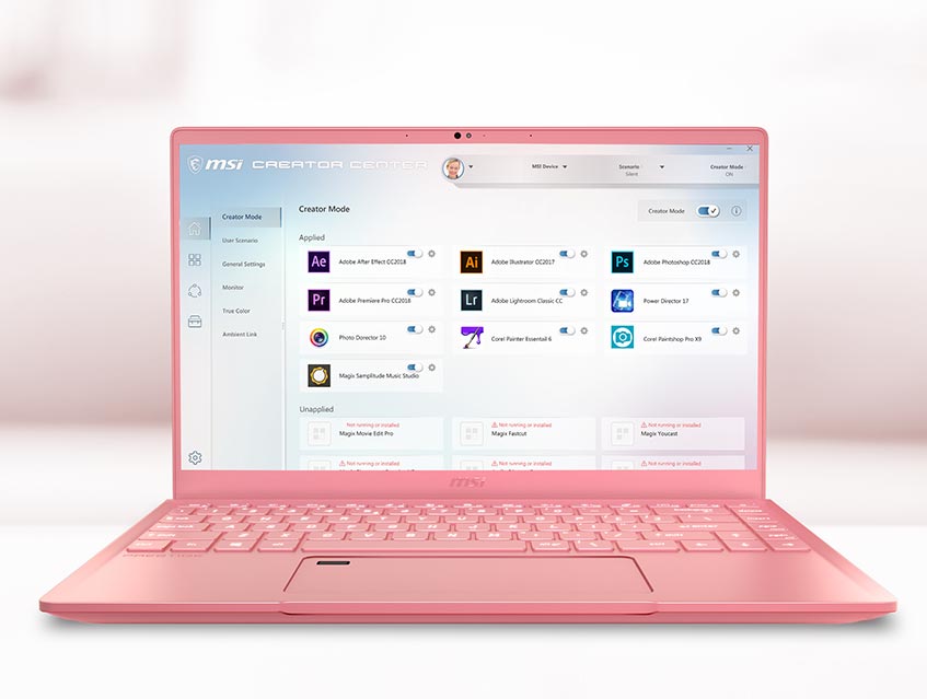 MSI Bilingual Laptop PS Series