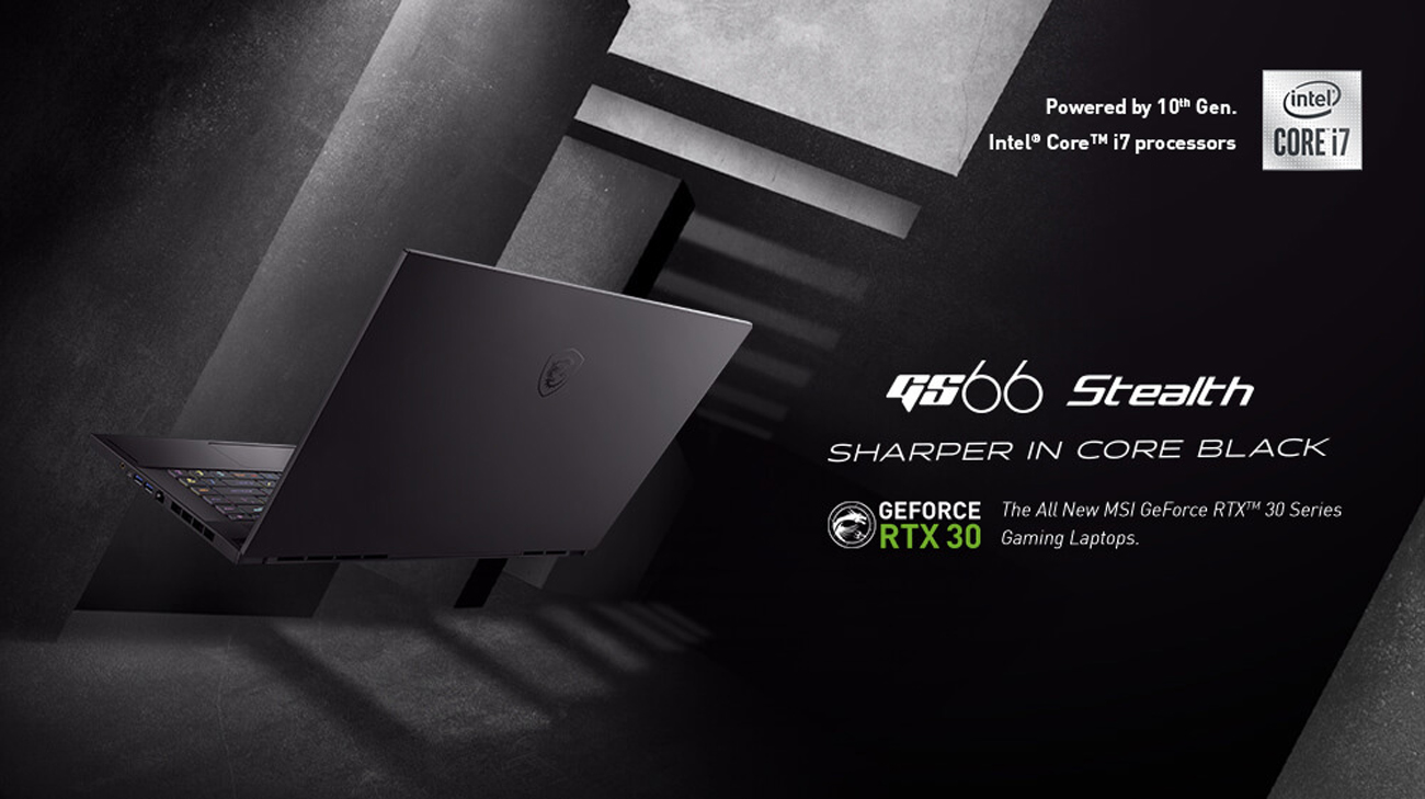 Msi Gaming Laptop Msi Gs66 Stealth Rtx 30 Core I7 Msi Gaming