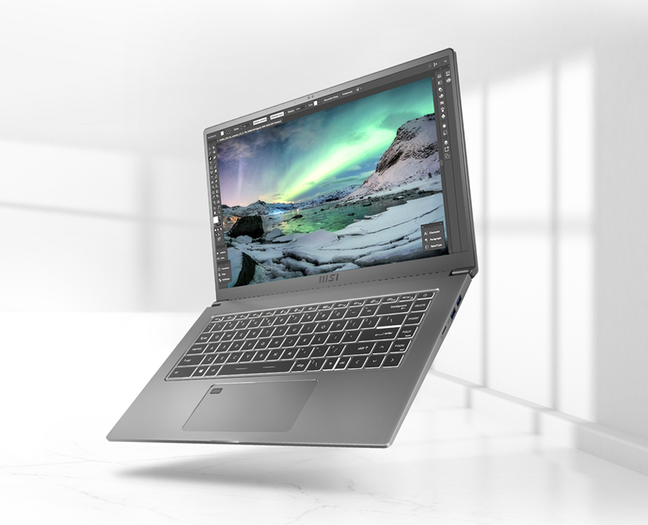MSI Laptop Prestige 15 Intel Core i7 11th Gen 1185G7 (3.00GHz 