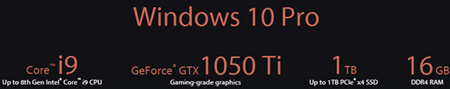 ASUS ZenBook Pro 15 UX580GE