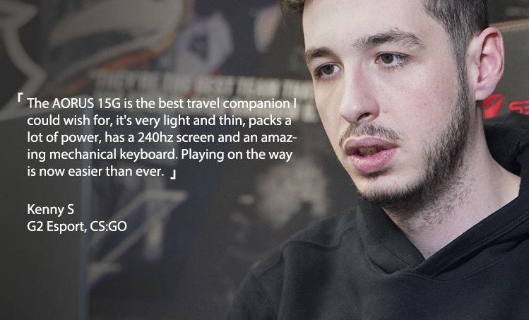 The praise from Kenny S, G2 Esports, CS Go.