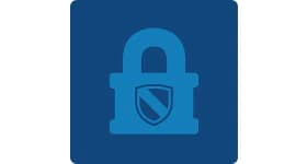 blue security icon