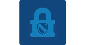 blue security icon