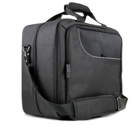 
Universal Portable Electronics Carrying Case with Custom Storage Compartments , Adjustable Shoulder Strap & Padded Interior by USA GEAR