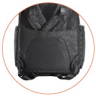 Ergonomic Dangle-Free, Storable Shoulder Strap System  