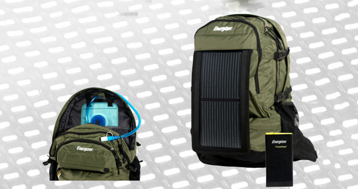 Energizer Green PK Daypack Solar Model PKWANDERERGREEN Newegg