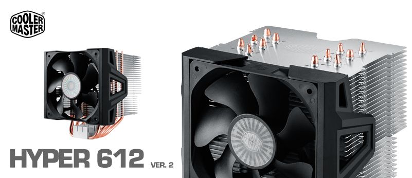 NeweggBusiness - COOLER MASTER RR-H6V2-13PK-R1 120mm Rifle CPU Cooler