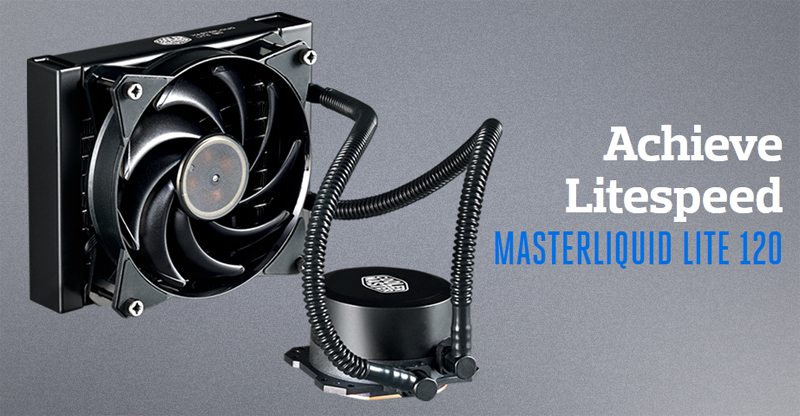 Cooler Master MasterLiquid Lite 120 – Dissipatore a Liquido All in