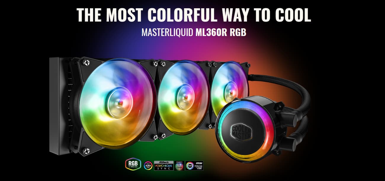 Cooler Master MasterLiquid ML360R CPU Radiator Cooler