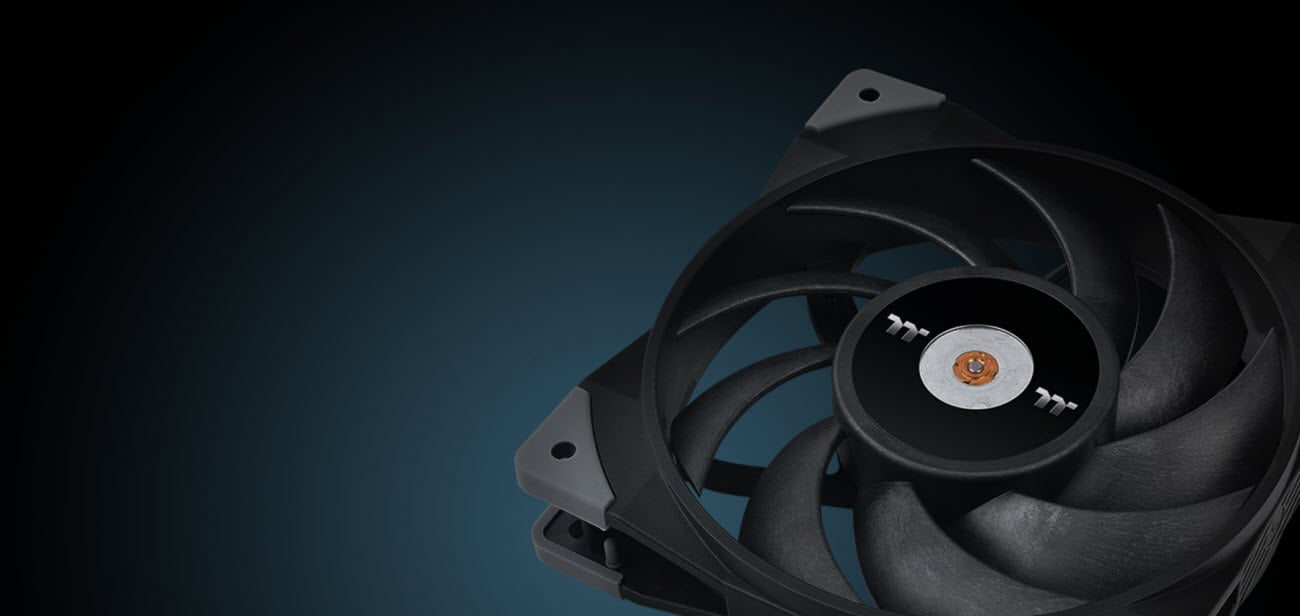 Thermaltake ToughFan 12 High Static Pressure 2000 PWM, Metal