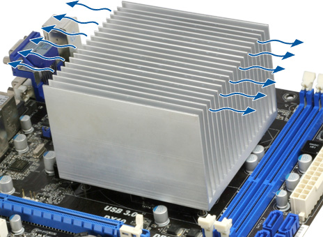 Impressive Passive Cooling Capacity