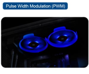 120mm PWM Case Fan Blue LED  Advanced Hydraulic Bearing 