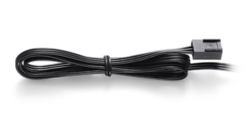 Extended Length Black Stealth Ribbon Cable Is Easily Hidden For A Clean Looking Build