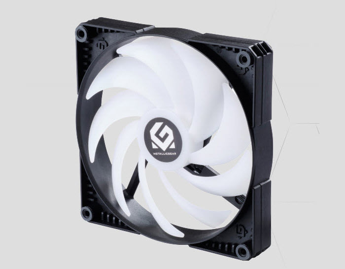 MetallicGear Skiron Case Fan Angled to the Left
