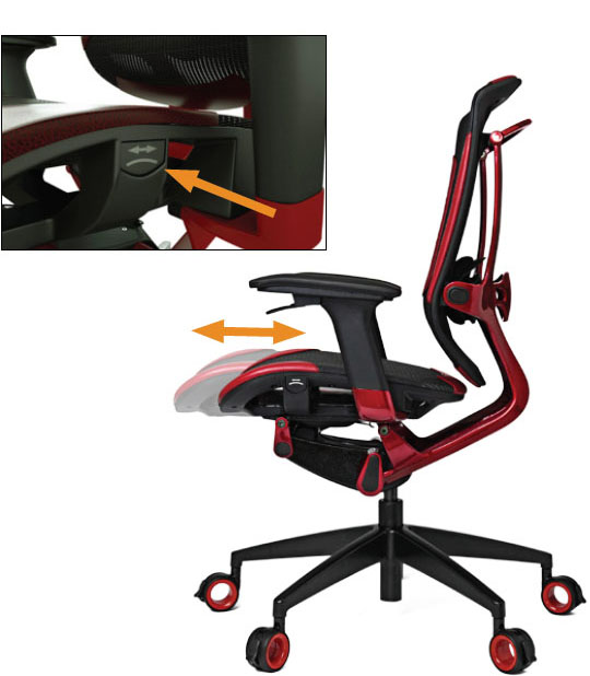 Vertagear Gaming Series Triigger Line 350 Ergonomic Office Chair Special Edition Red