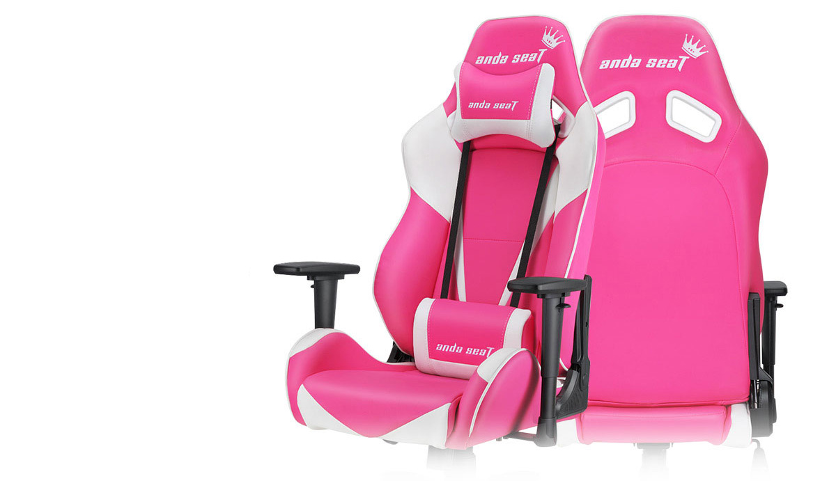 Anda seat gaming chair best sale pink and white ad7