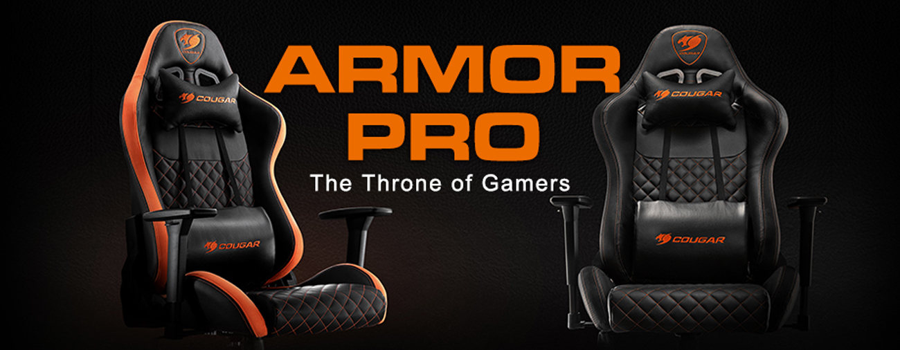 COUGAR Gaming Chair ARMOR PRO (Black and Orange) - Expert-Zone