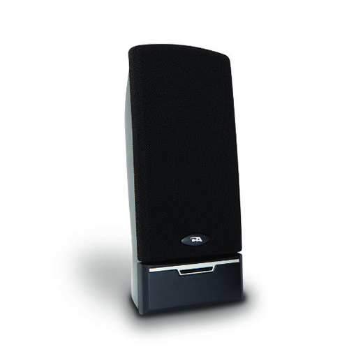 Cyber Acoustics 2.0 Powered Speaker facing slightly to the right