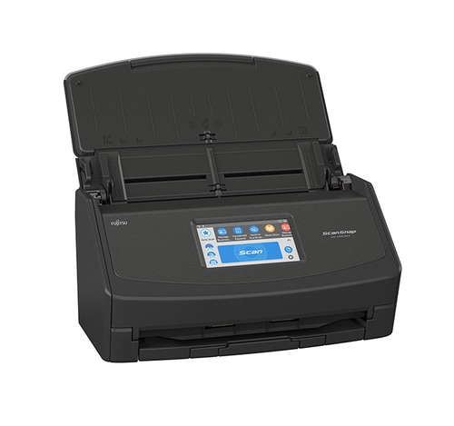 ScanSnap PA03770-B105 Angled to the Right with Its Tray Open