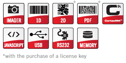 Code CR921-PKR 900FD (CR900FD) 2D Barcode Scanner -RS232 Cable and ...
