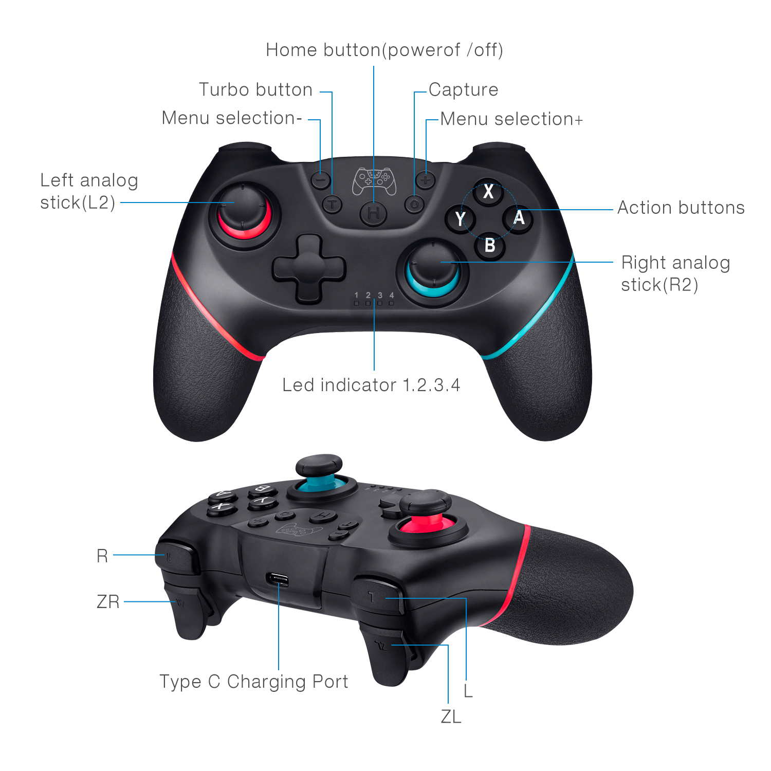 FirstPower handle Game Controller