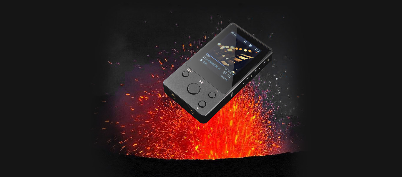 NANO D3 erupting from a volcano
