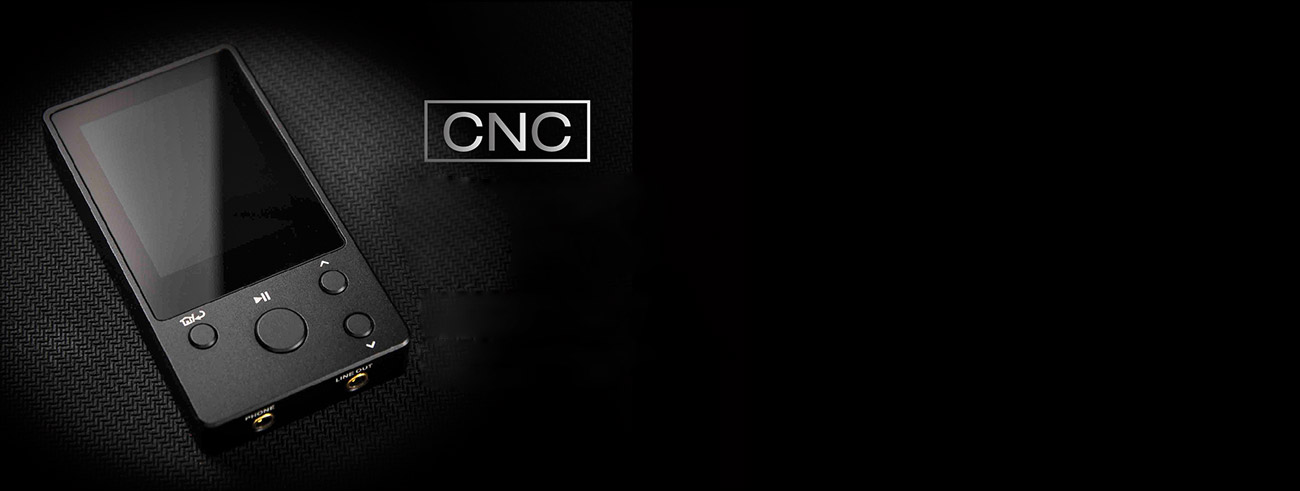 CNC logo next to a NANO D3 laying down looking up