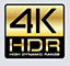 4K HDR badge