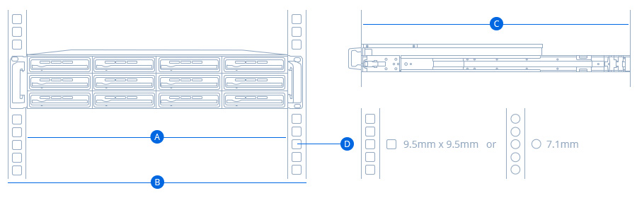 Synology Rail Kit RKS1317