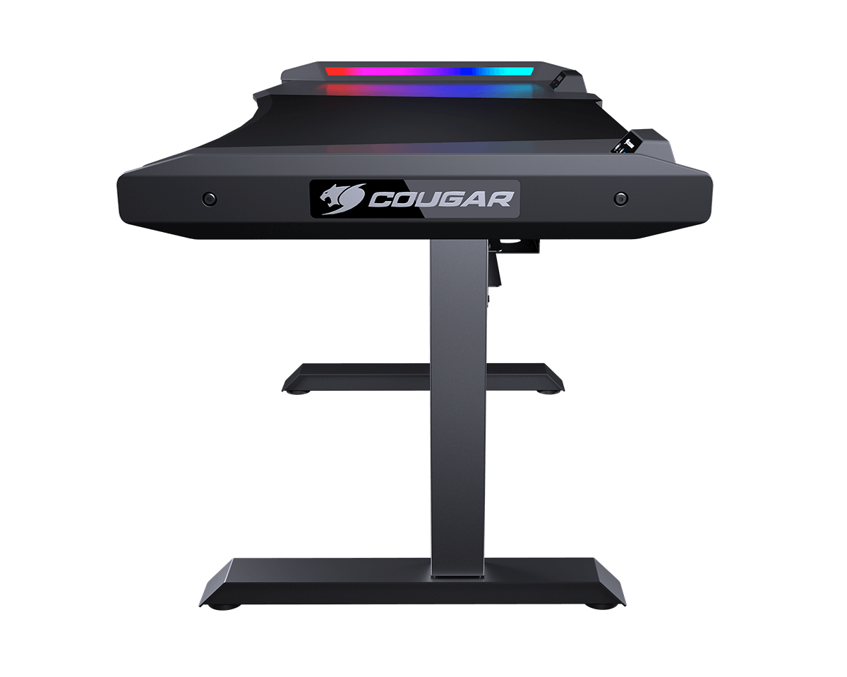 COUGAR MARS gaming desk provides: Side View