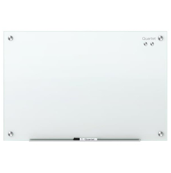 Quartet Infinity™ Magnetic Glass Marker Boards, White Surface
