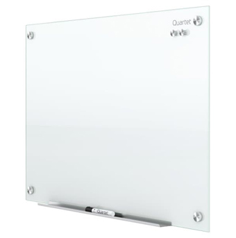 Quartet Infinity™ Magnetic Glass Marker Boards, White Surface