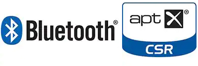 Bluetooth icon and aptX icon