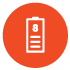 a orange battery icon